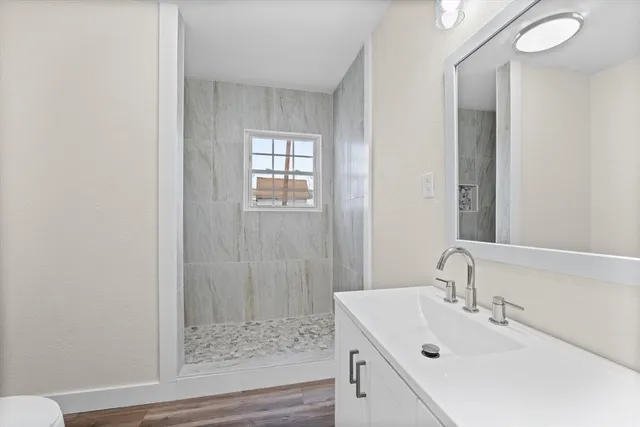 a bathroom with a toilet