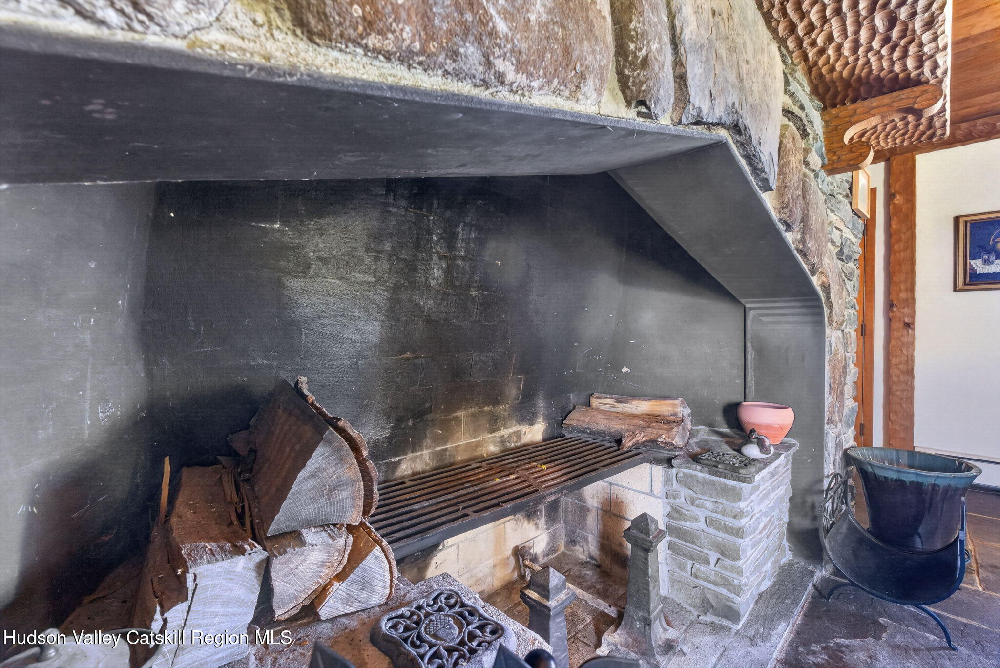 2838 Old Kings Road Catskill, NY 12414 - Photo 21 of 57 cooking fireplace