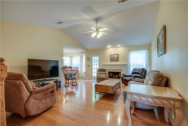 1920 Portway Road Spring Hill, TN 37174 - Photo 4 of 10 a living room with furniture flat screen tv and wooden floor