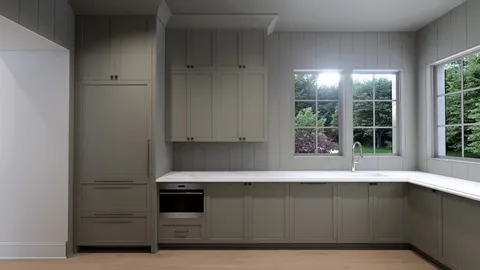 a living room with a large window