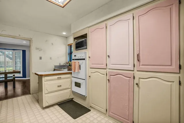 a room with storage and utility