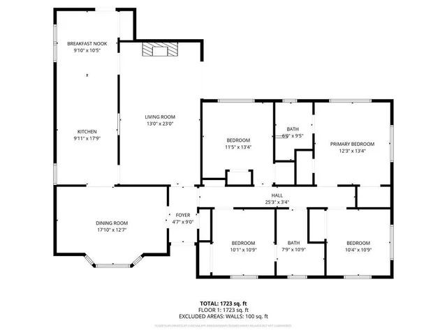 a picture of a floor plan