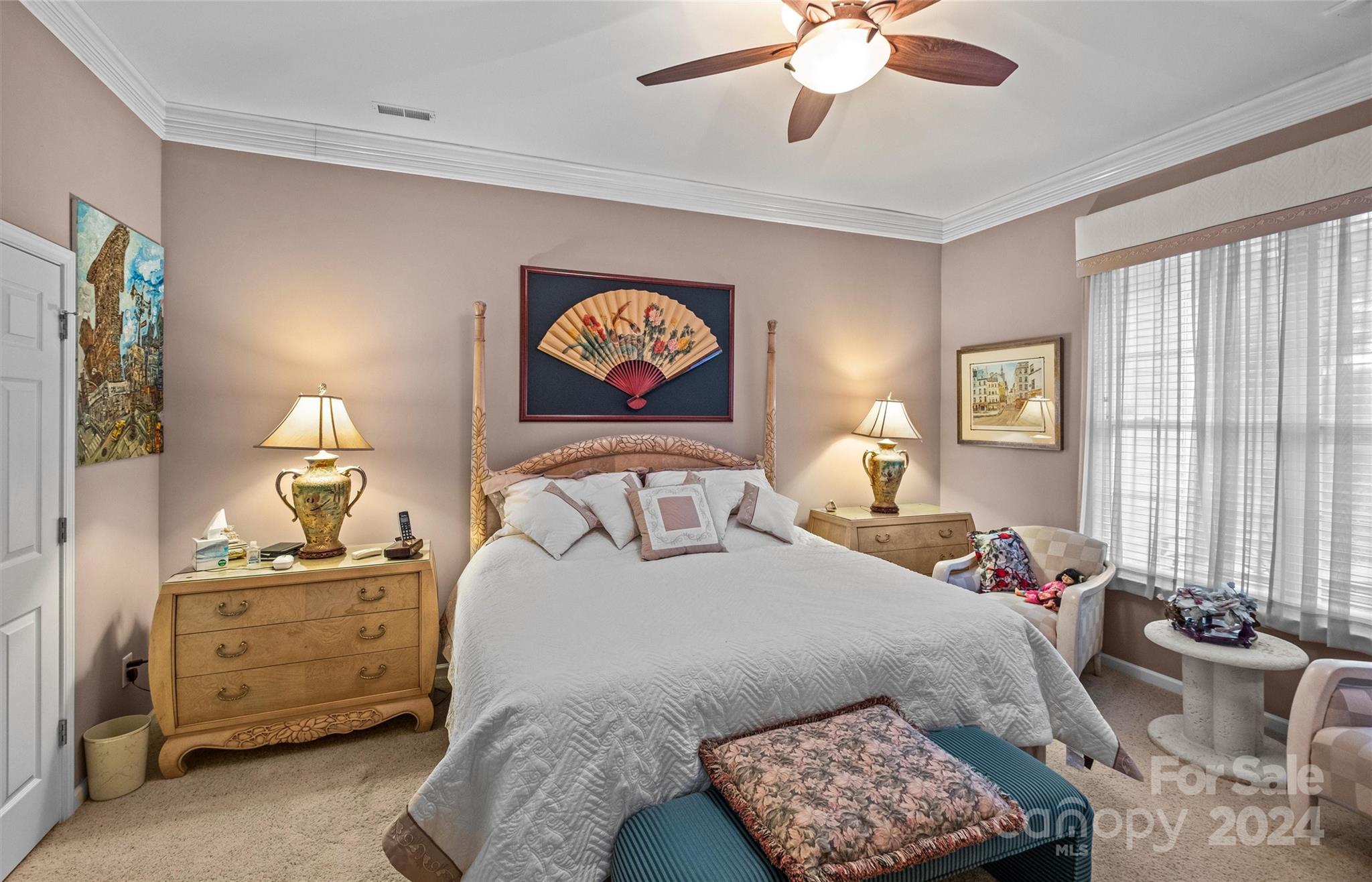 978 Platinum Drive Fort Mill, SC 29708 - Photo 13 of 48 a bedroom with a bed and a chandelier