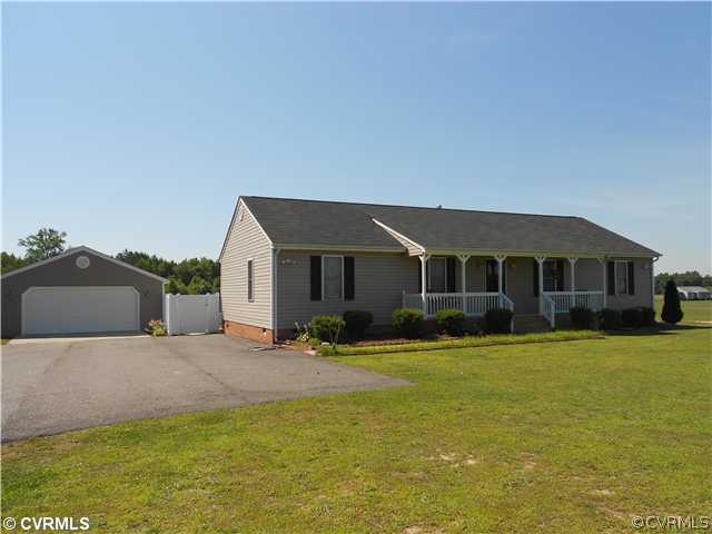 10517 Squirrel Level Road Petersburg, VA 23803 - Photo 1 of 12 Exterior Front - 6.5 Acres, Detached Garage, Addit