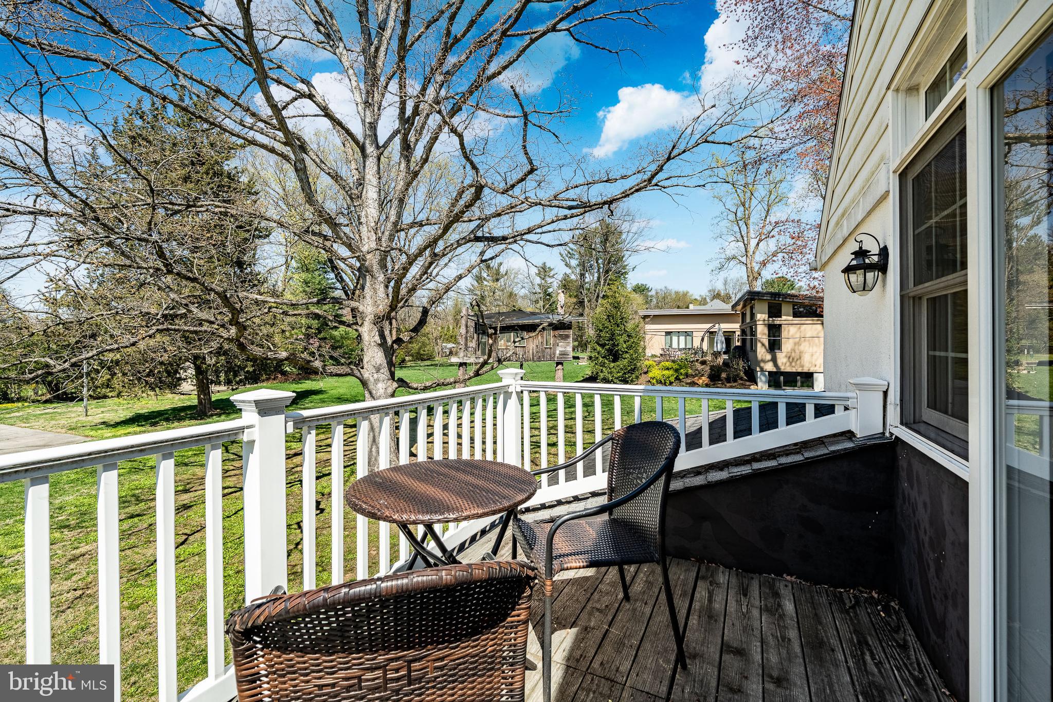 466 Barclay Road Bryn Mawr, PA 19010 - Photo 30 of 62 a view of a chairs and table in the balcony