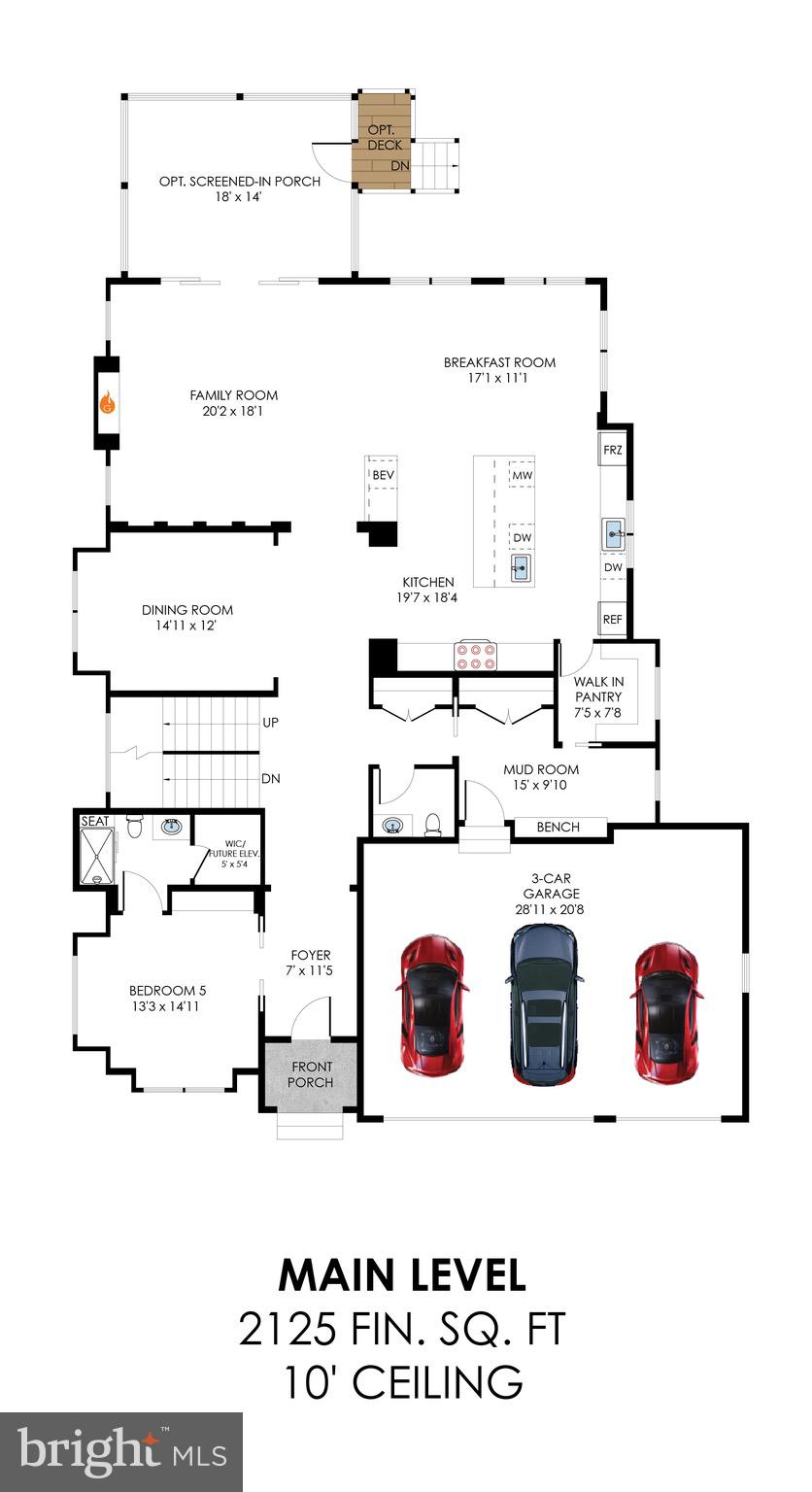 324 Tapawingo Road Southeast Vienna, VA 22180 - Photo 32 of 35 Main Level Floor Plan
