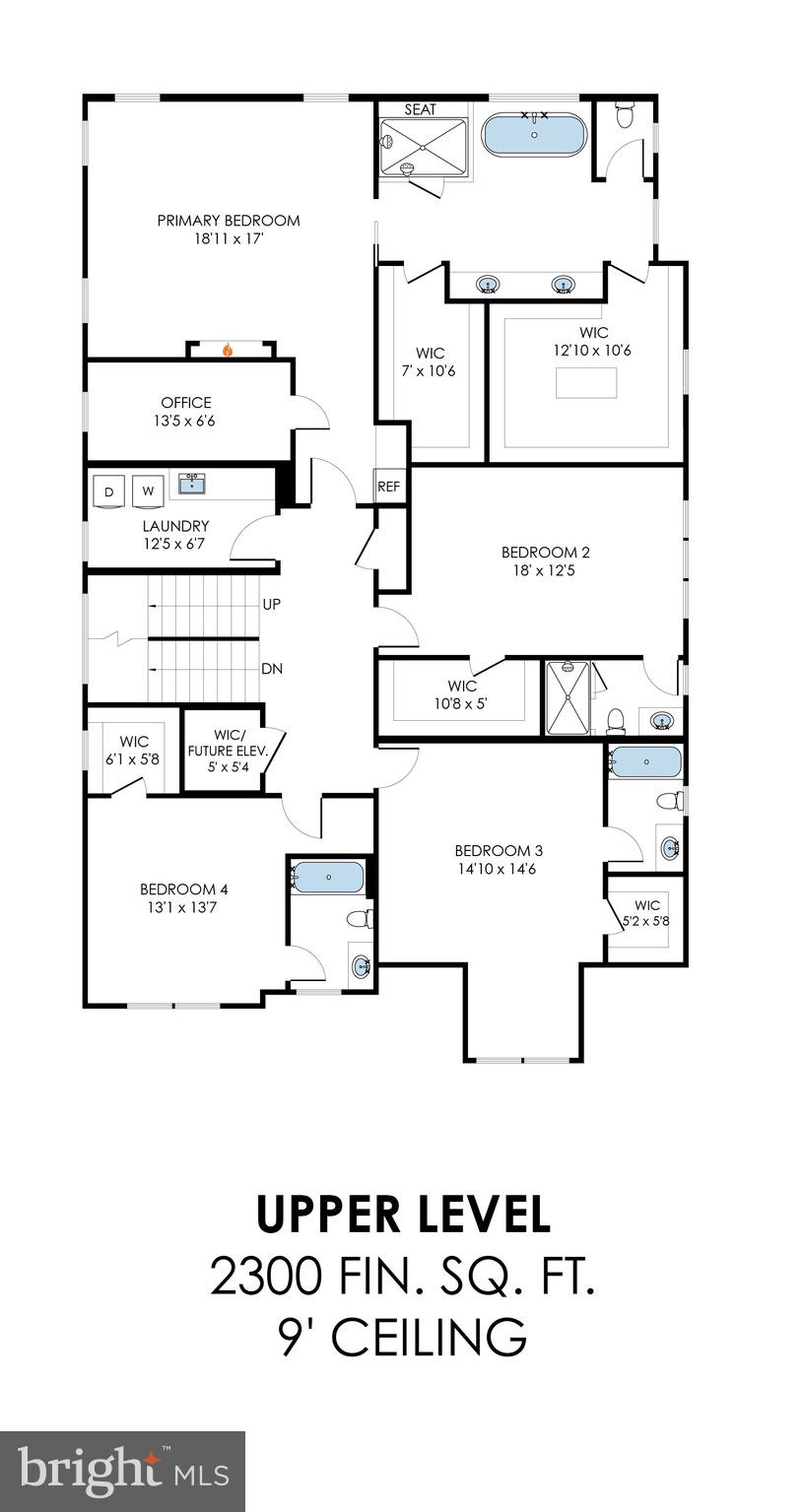 324 Tapawingo Road Southeast Vienna, VA 22180 - Photo 33 of 35 Upper Level Floor Plan