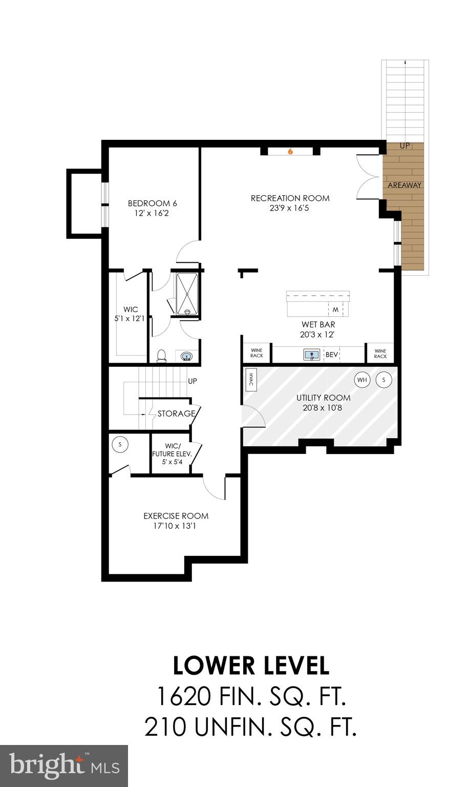 324 Tapawingo Road Southeast Vienna, VA 22180 - Photo 35 of 35 Lower Level Floor Plan
