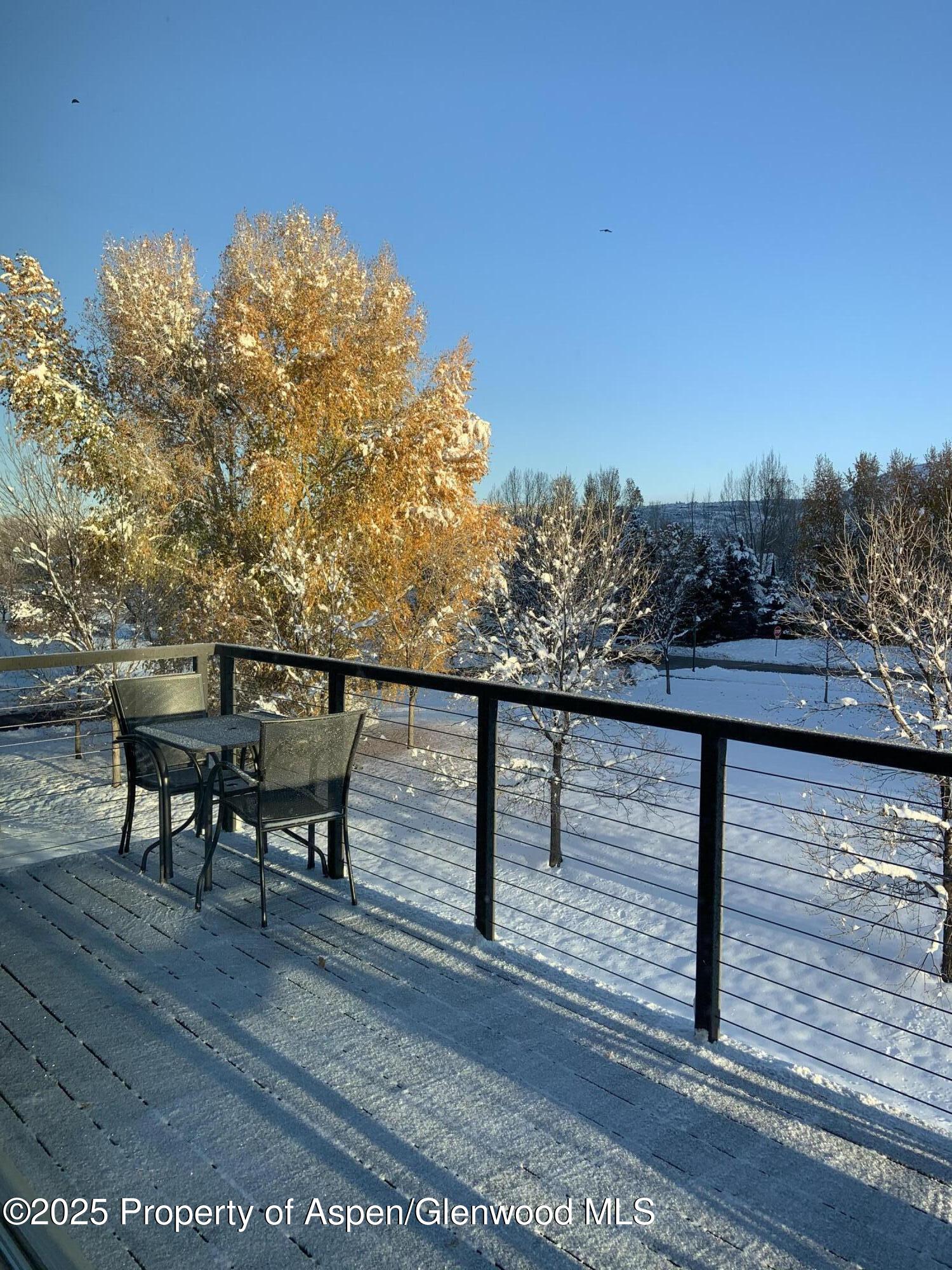 202 Evans Road, Unit 202 Basalt, CO 81621 - Photo 19 of 29 a view of outdoor space with seating