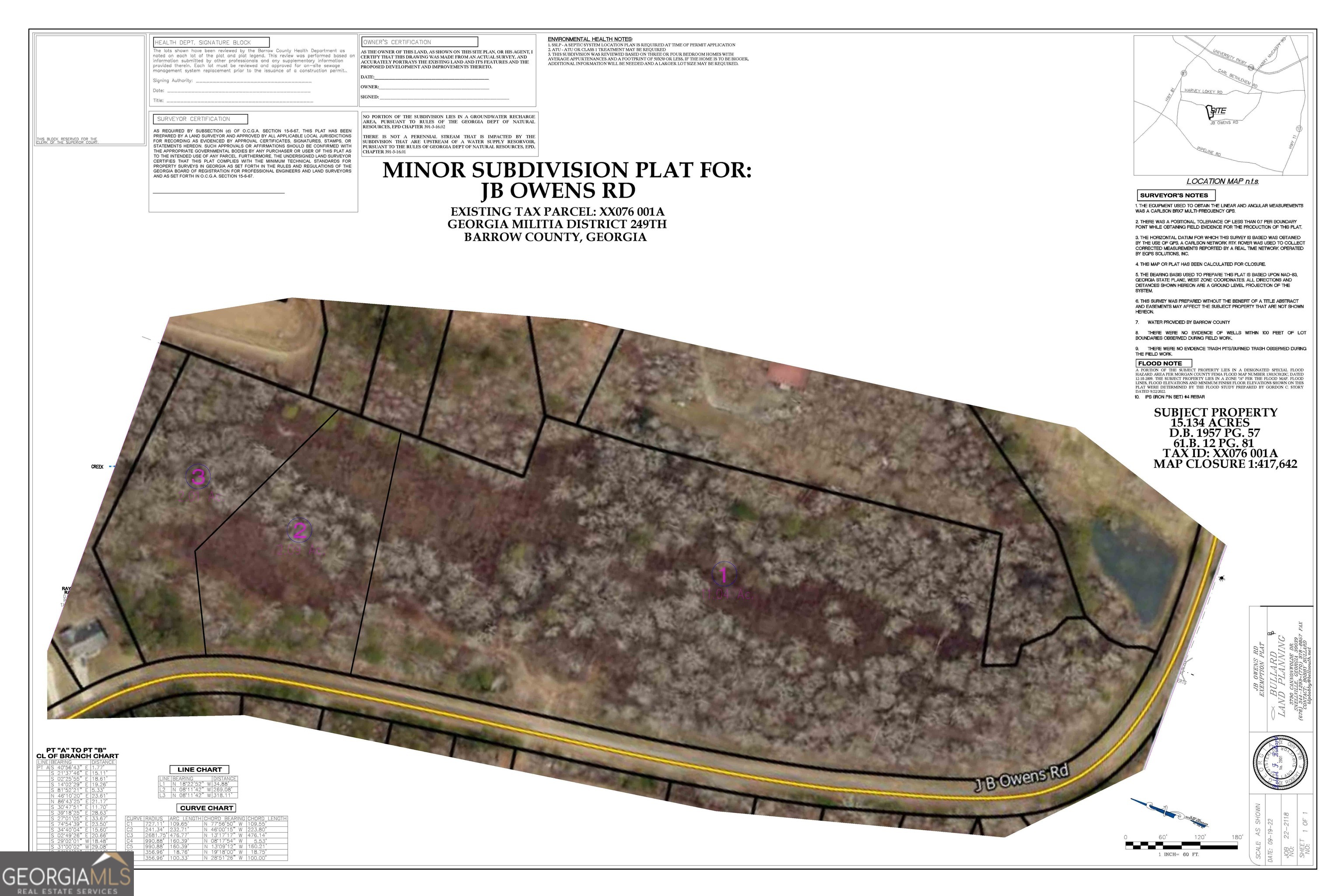 0 J B Owens Road, Unit LOT 2 2 09 ACRES Bethlehem, GA 30620 - Photo 4 of 6 a view of a painting on a wall