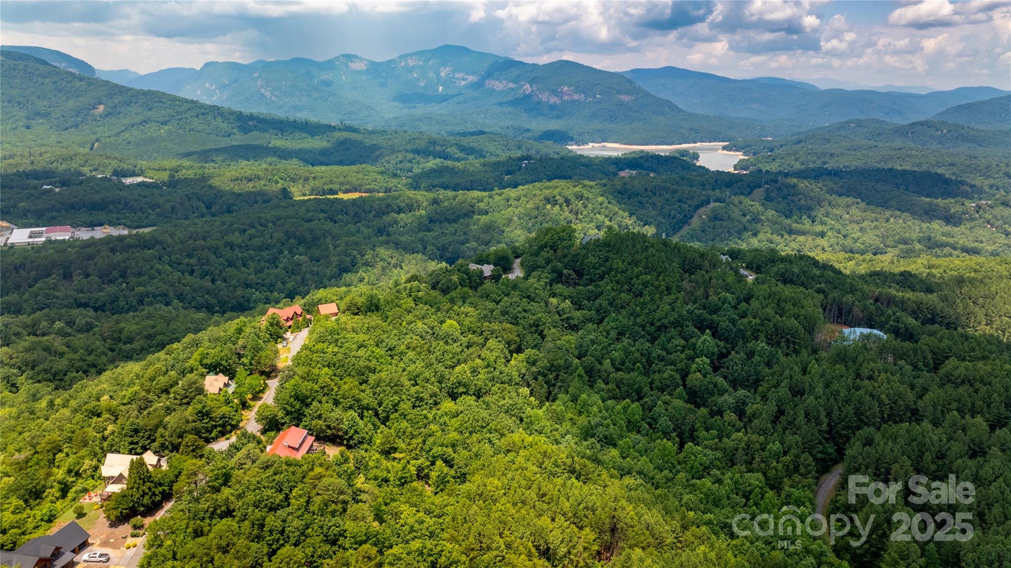 240 Boulder Ridge Lake Lure, NC 28746 - Photo 2 of 28 a view of a lush green hillside and mountains