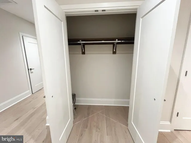 a view of a walk in closet