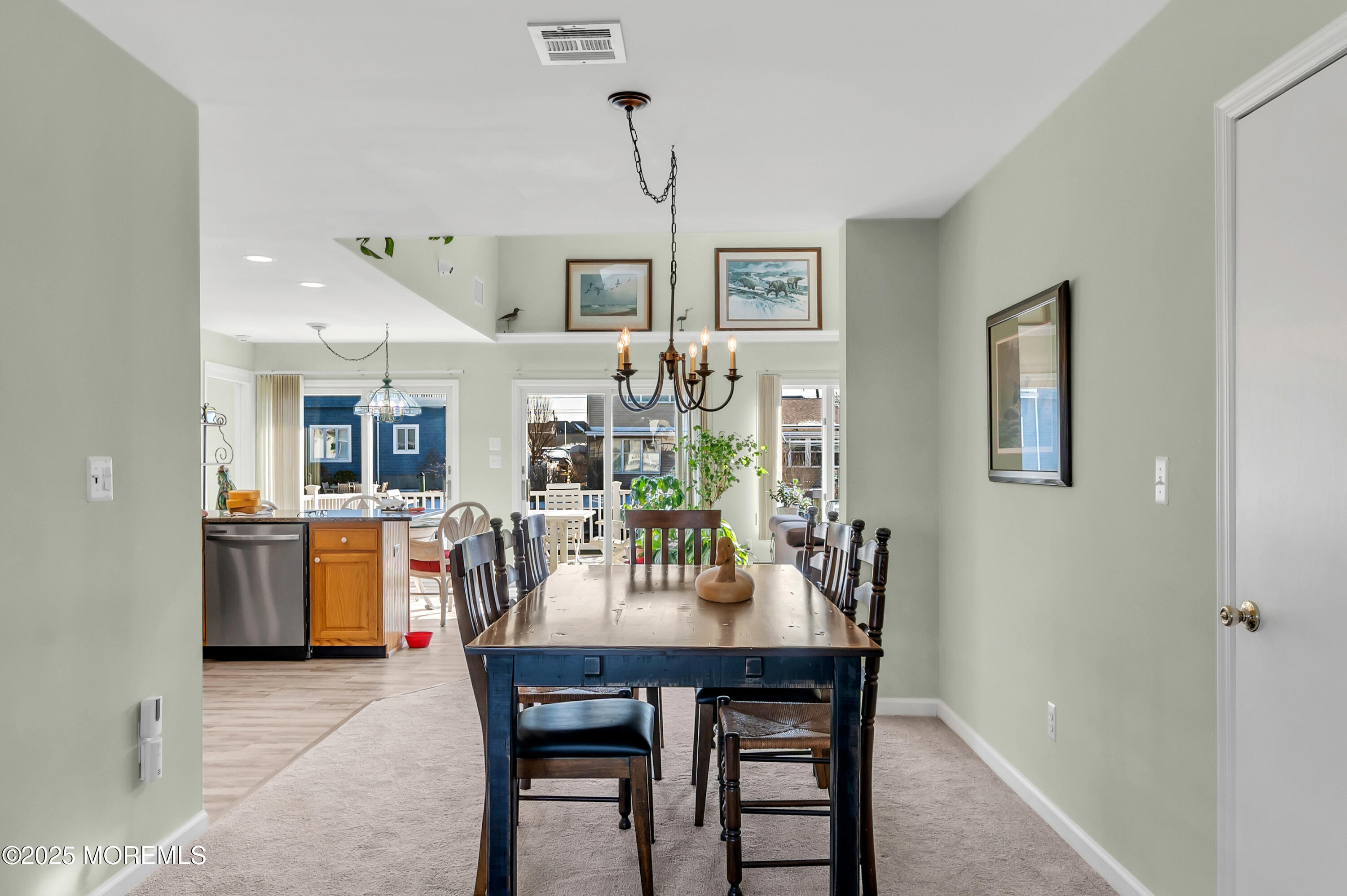 837 Forepeak Drive Forked River, NJ 08731 - Photo 19 of 55 a view of a dining room with furniture and window