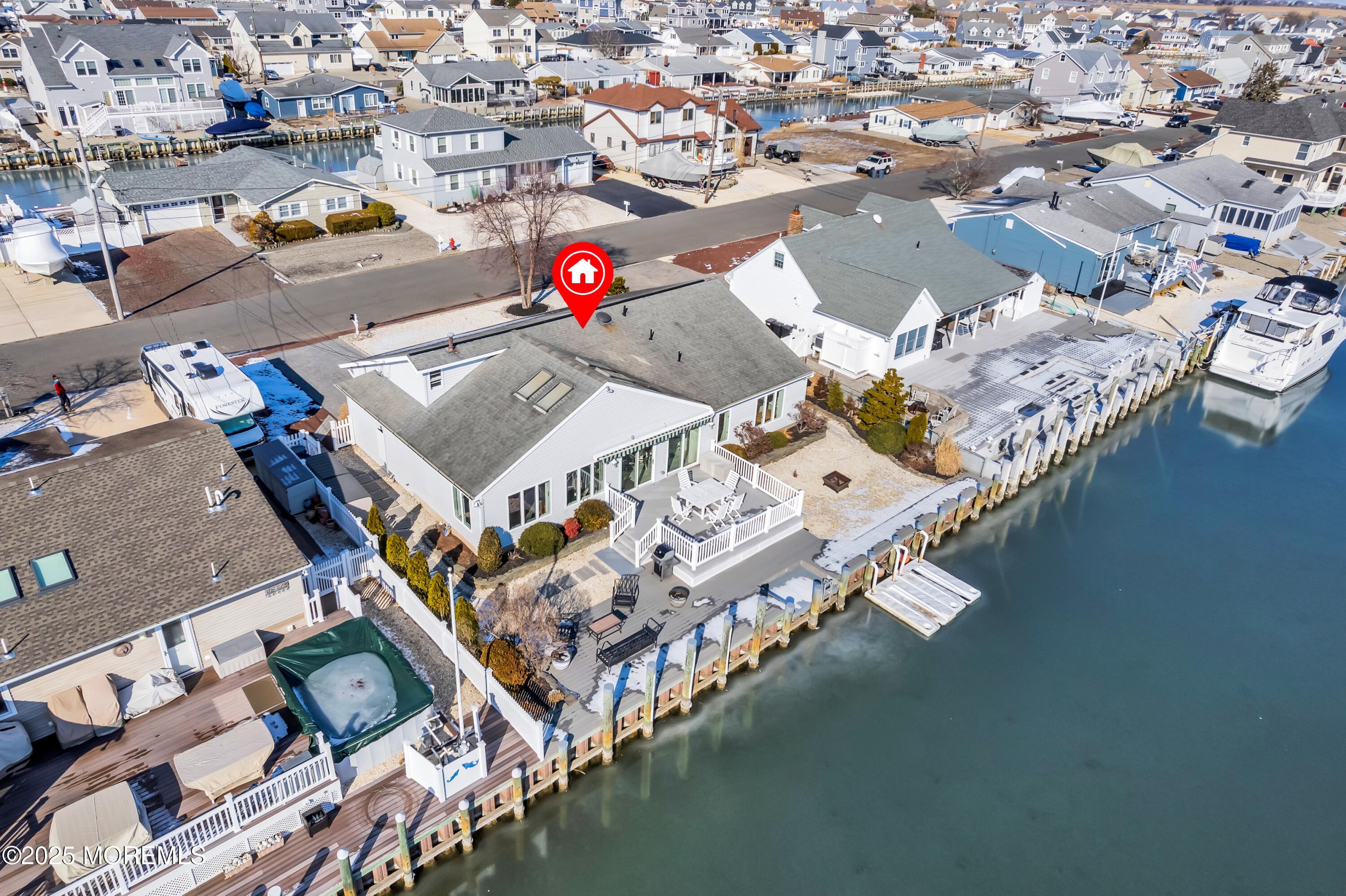 837 Forepeak Drive Forked River, NJ 08731 - Photo 10 of 55 an aerial view of a house with outdoor space swimming pool
