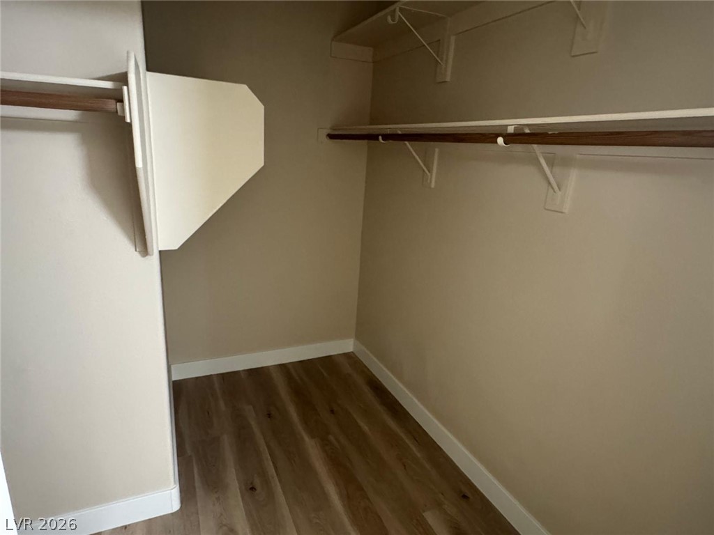 3962 Coyote Ridge Court Las Vegas, NV 89129 - Photo 20 of 35 Ample hanging space and shelving await in this ready-to-organize wardrobe.