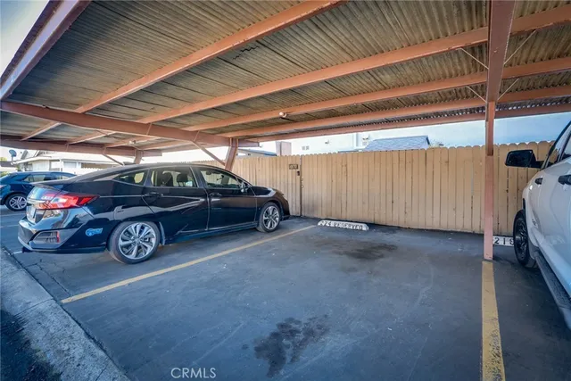 a view of car garage