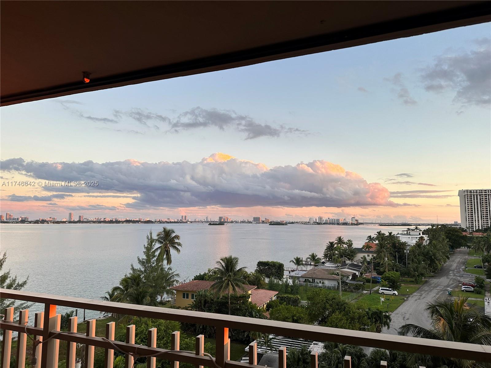 a view of city and a lake