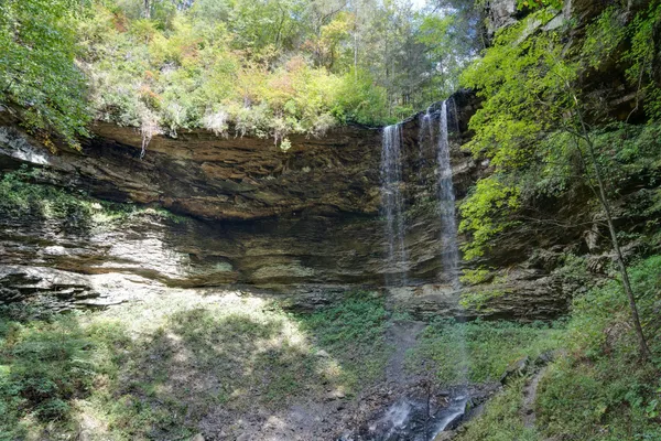 a view of outdoor space with pool and furniture