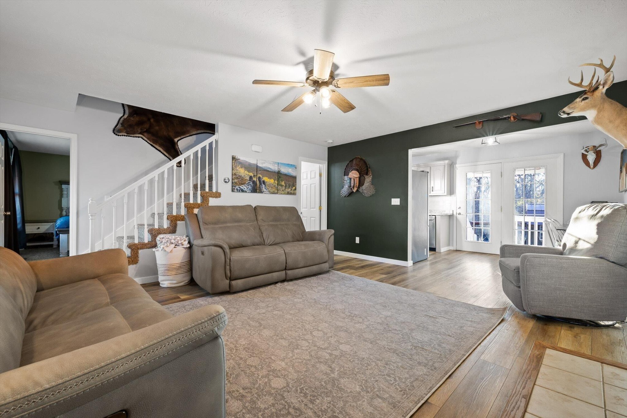1068 Rogers Road Chickamauga, GA 30707 - Photo 4 of 68 a living room with furniture and a chandelier