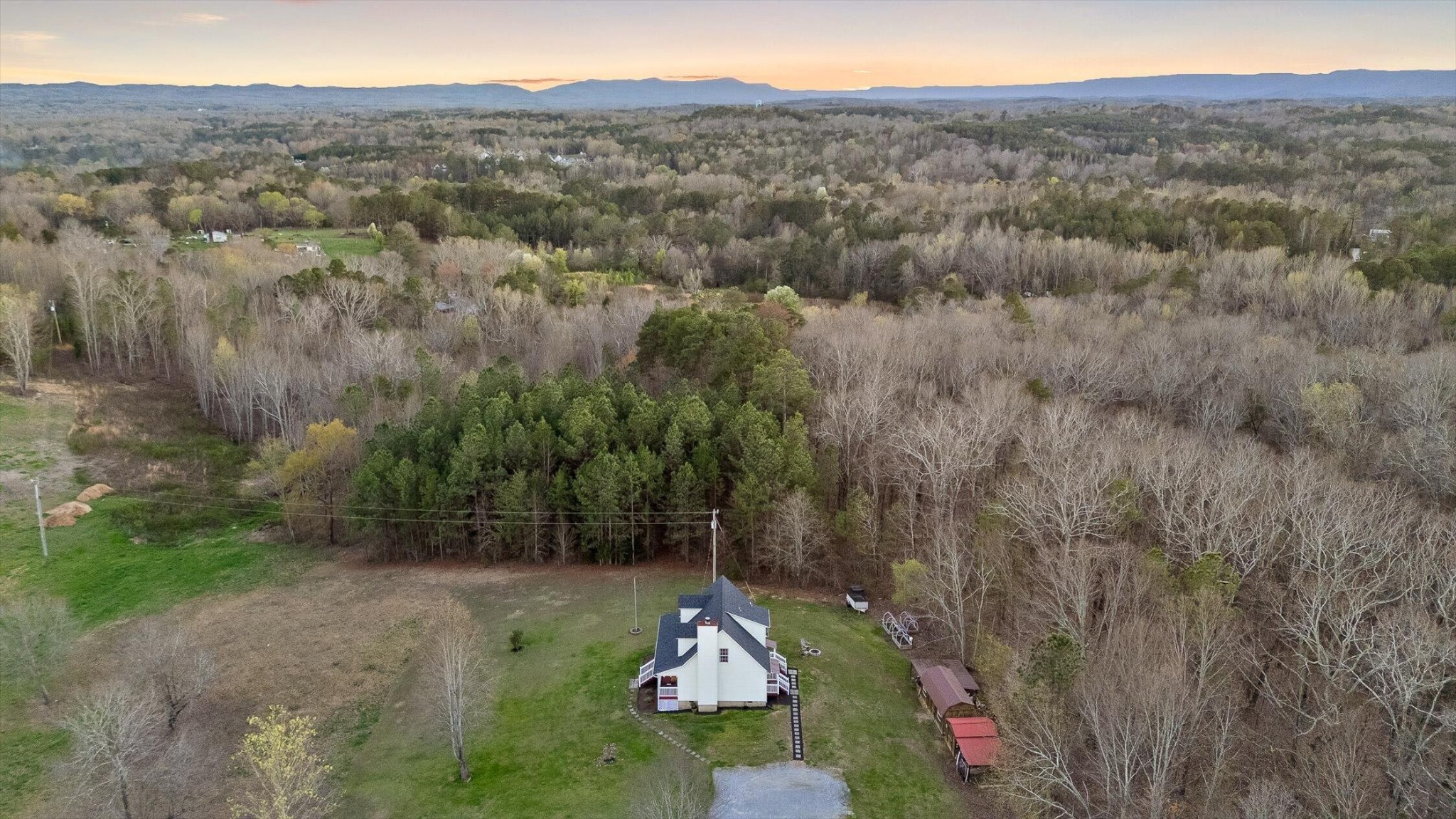 1068 Rogers Road Chickamauga, GA 30707 - Photo 47 of 68 a aerial view of a house with a yard