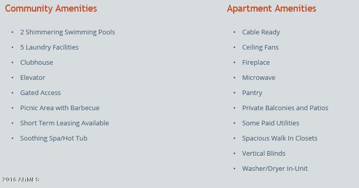 4127 East Indian School Road, Unit 157 Phoenix, AZ 85018 - Photo 31 of 36 Amenities