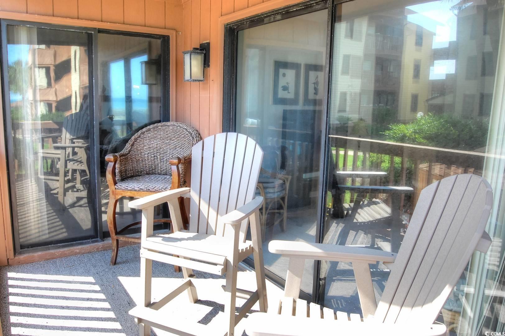 5507 North Ocean Boulevard, Unit 113 Myrtle Beach, SC 29577 - Photo 14 of 28 View of balcony