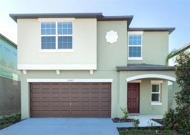 a view of front door of house
