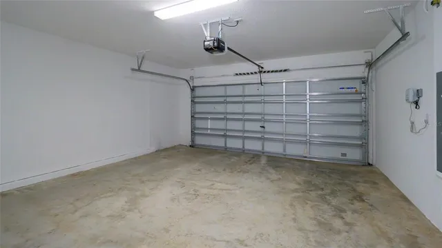 a view of a room with an empty space