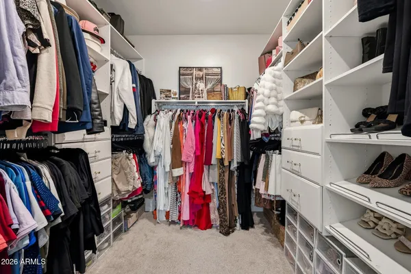 a view of a hallway with a window