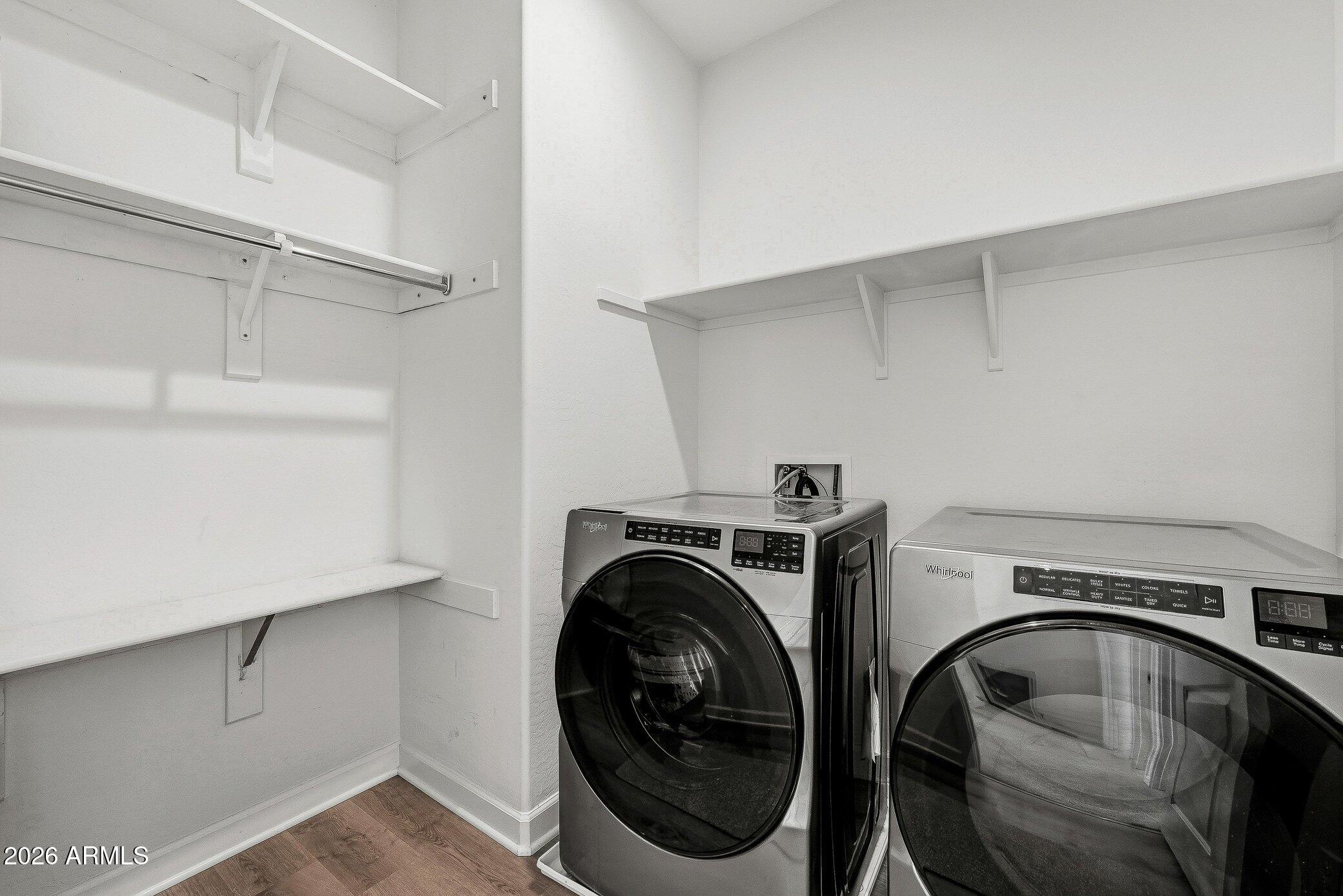 35032 North Barrel Road Queen Creek, AZ 85144 - Photo 36 of 40 a utility room with dryer and washer