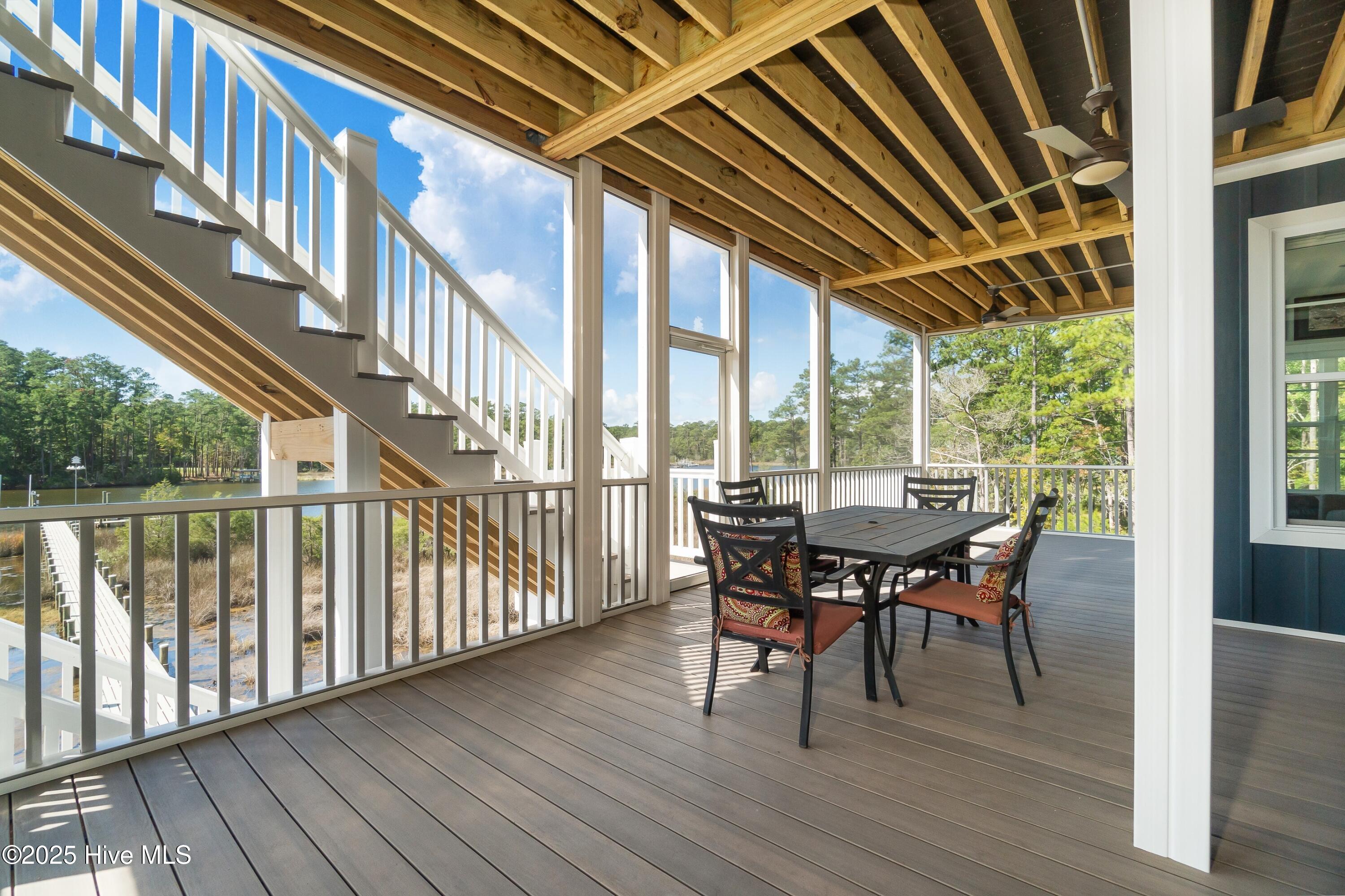 609 Bell Point Road Merritt, NC 28556 - Photo 44 of 60 044_1st fl screened in porch