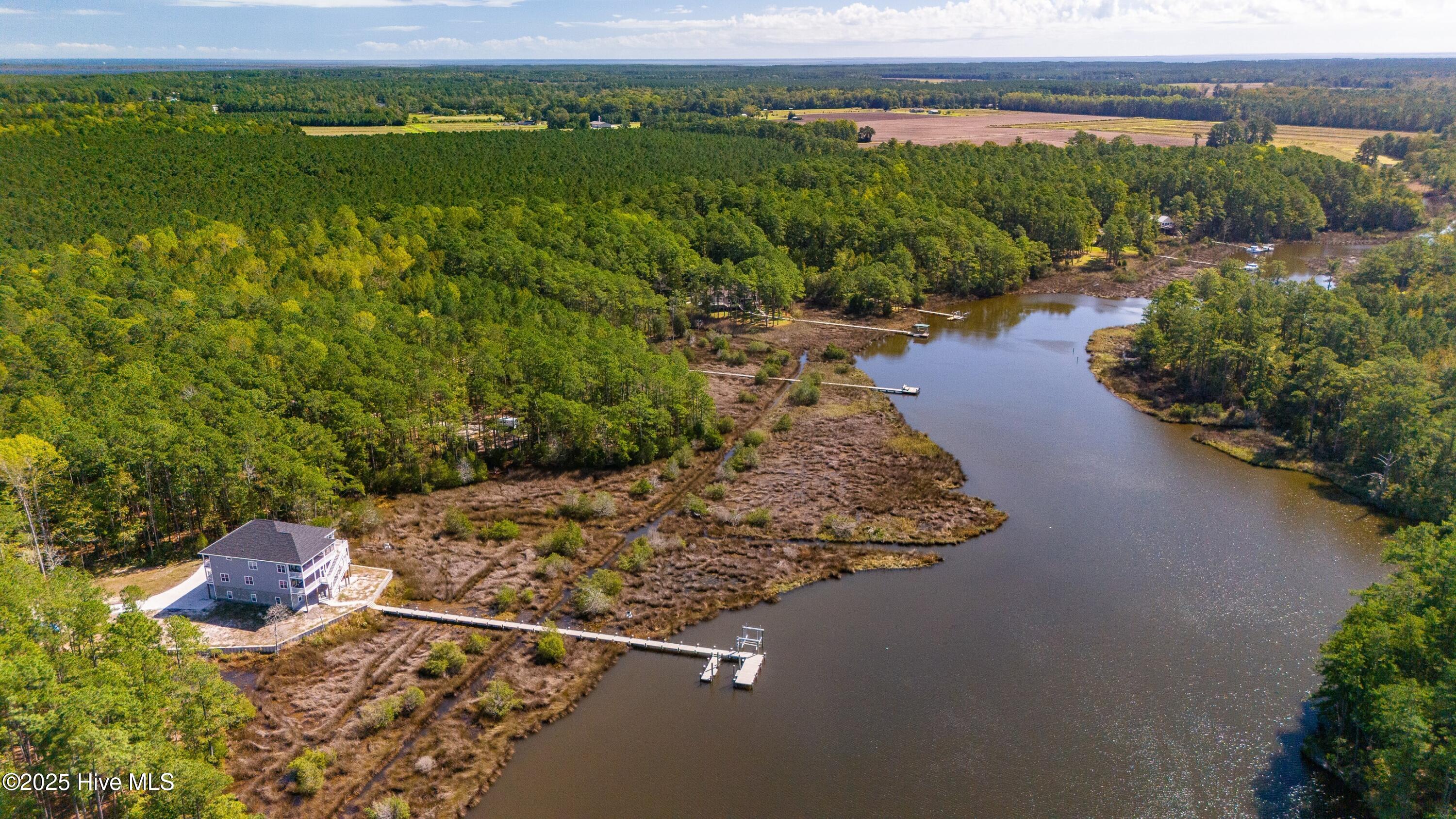 609 Bell Point Road Merritt, NC 28556 - Photo 57 of 60 057_Aerial View Lot