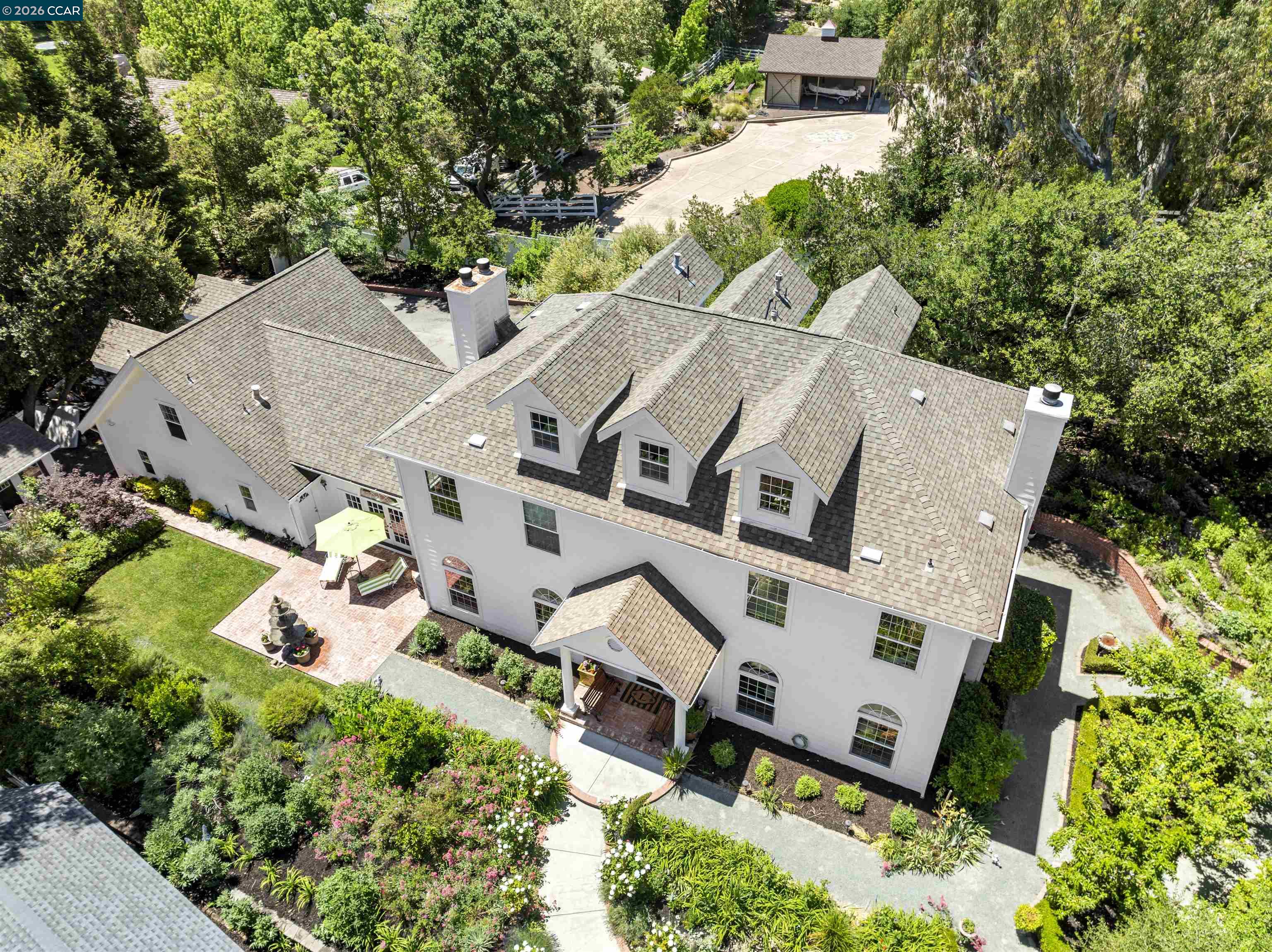 177 Oak Road Alamo, CA 94507 - Photo 54 of 85 an aerial view of a