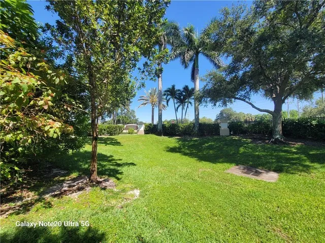 a view of a tree in front of a house