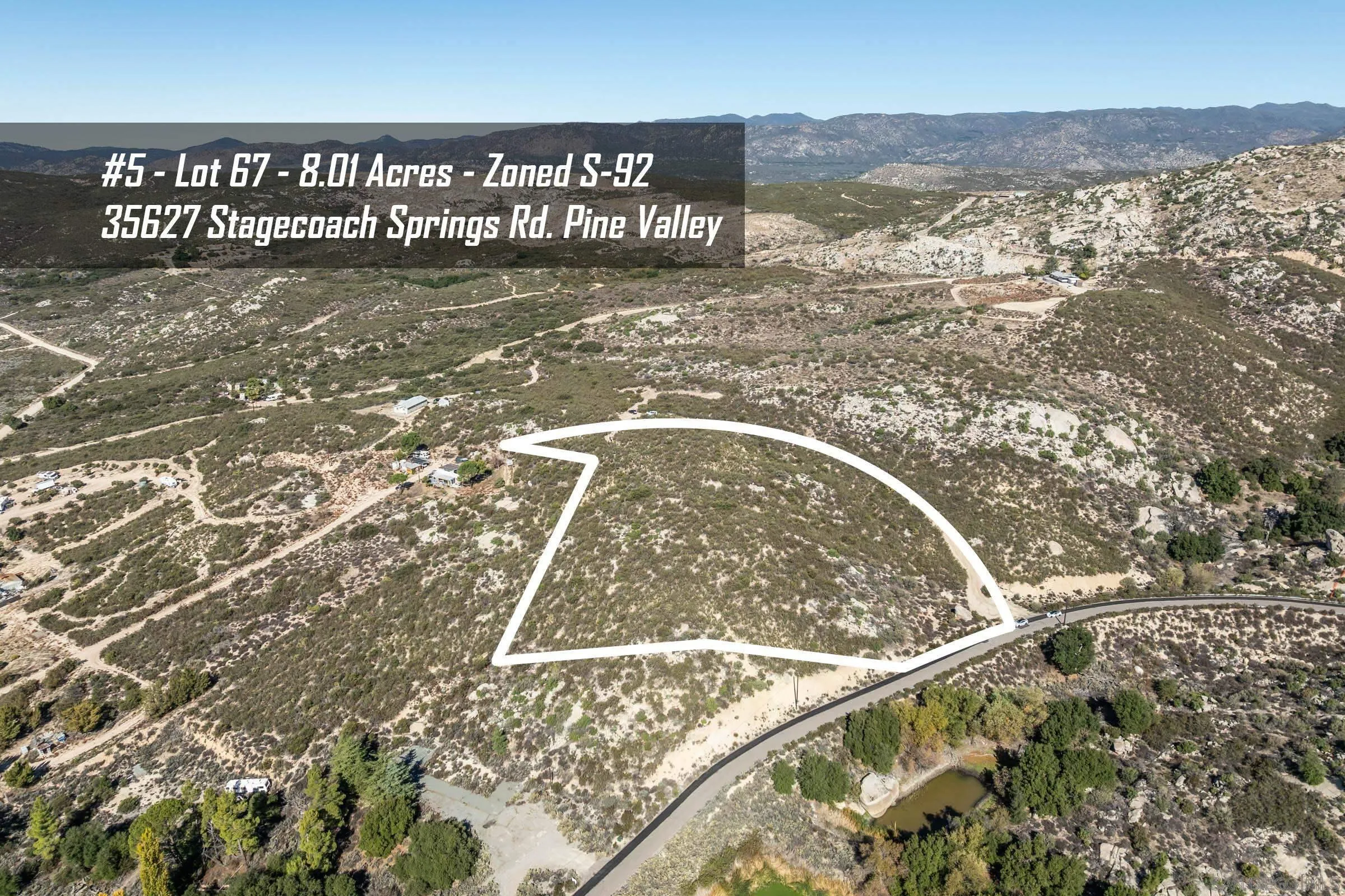 35627 Stagecoach Springs Road, Unit 567 Pine Valley, CA 91962 - Photo 1 of 23 a view of outdoor space