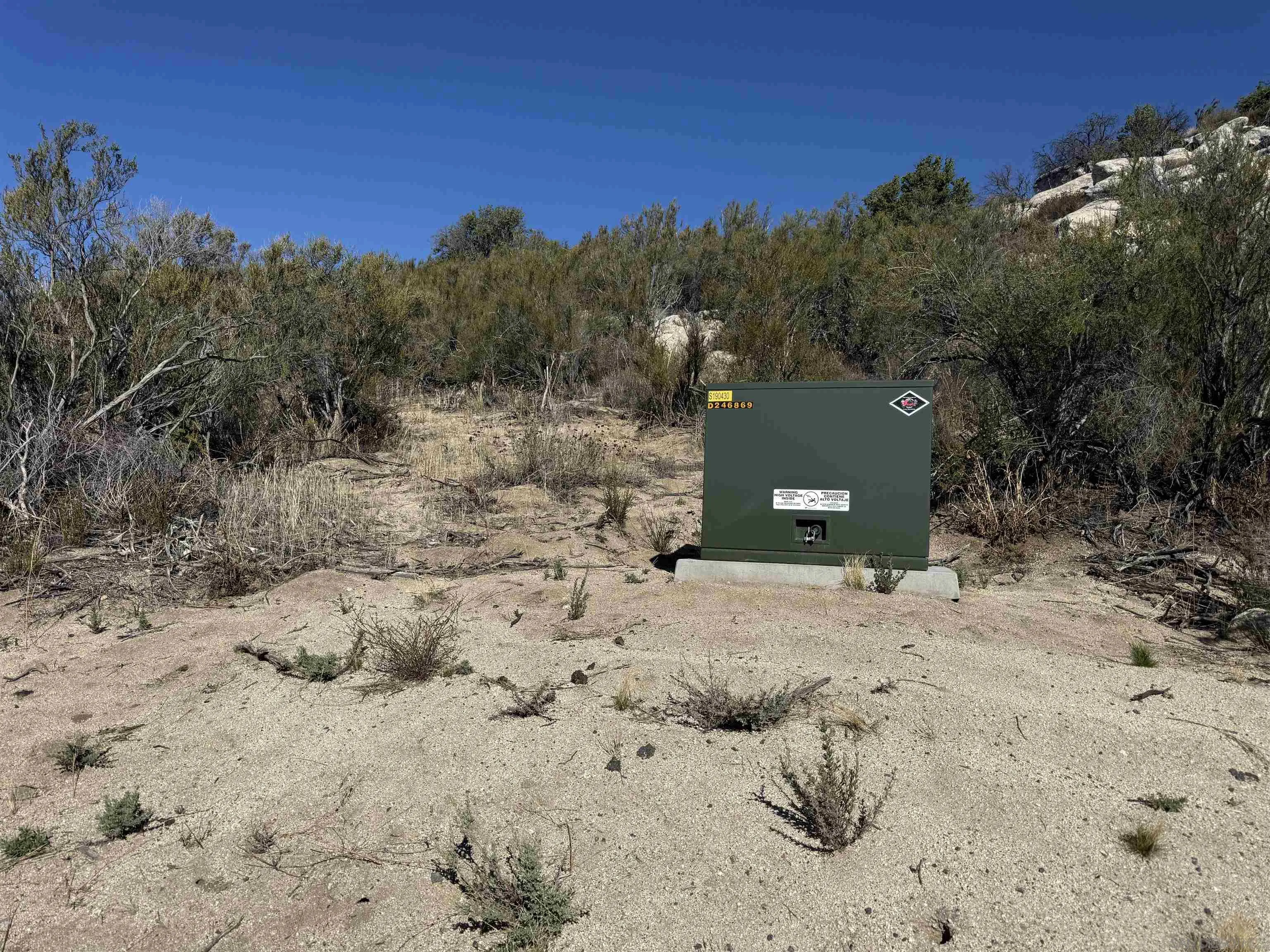 35627 Stagecoach Springs Road, Unit 567 Pine Valley, CA 91962 - Photo 22 of 23 a view of a dry yard with trees