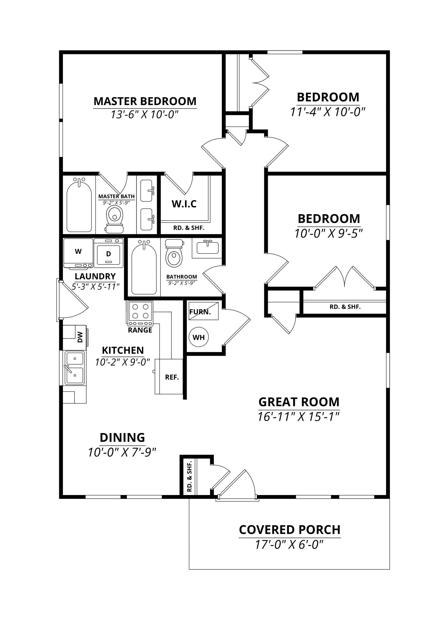 603 West High Street Jackson, MI 49203 - Photo 3 of 4 THE 1064 PLAN
