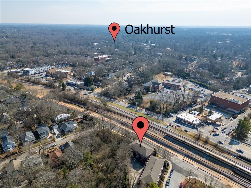 7 Chief Matthews Road, Unit 2B Decatur, GA 30030 - Photo 33 of 41 an aerial view of residential house with parking space