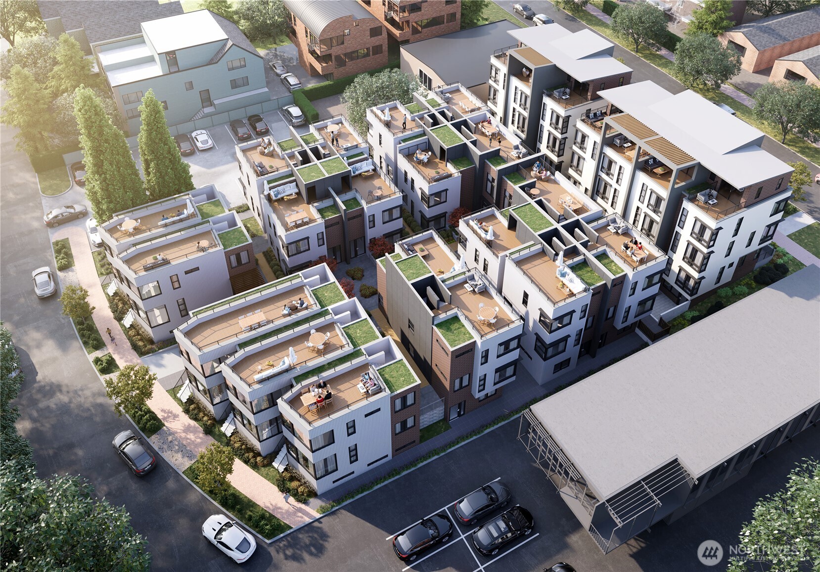 2018 Fairview Avenue East, Unit B Seattle, WA 98102 - Photo 2 of 17 an aerial view of a city