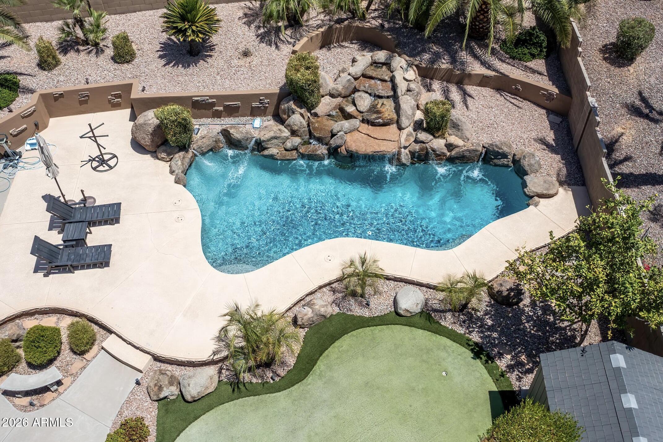 3416 West Montello Road Phoenix, AZ 85086 - Photo 50 of 68 Play pool with waterfall