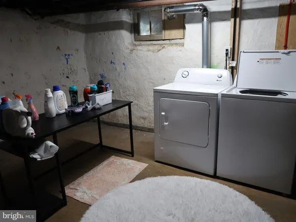 a room with storage and utility