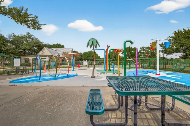 a view of a lake with a yard