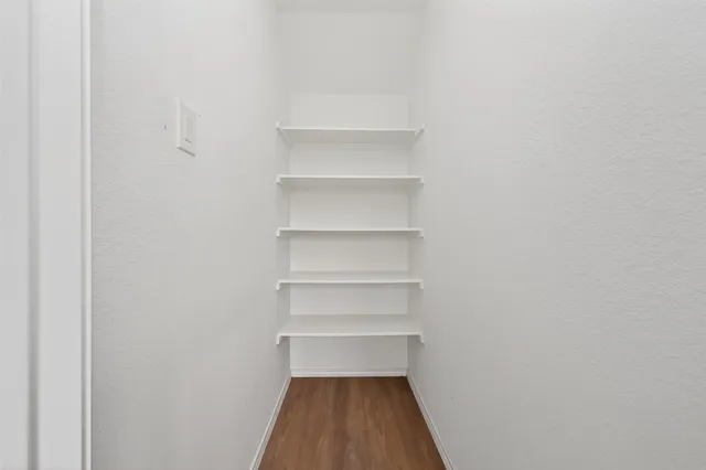 a view of a room with shelf