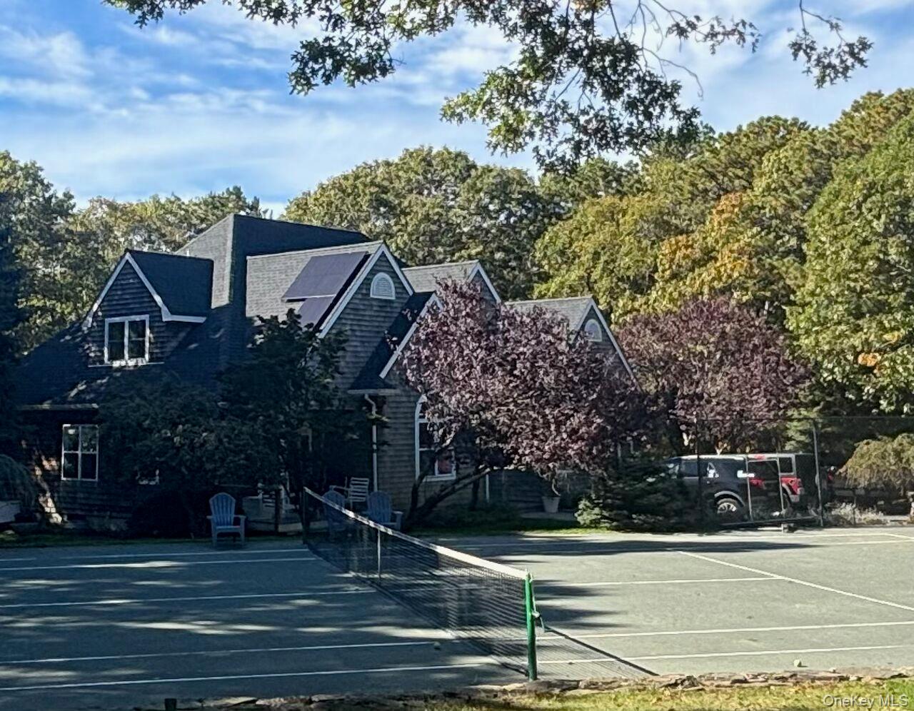 a view of a street with houses