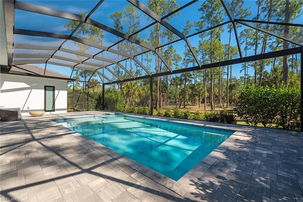662 9th Street Southwest Naples, FL 34117 - Photo 12 of 34 a view of backyard with swimming pool