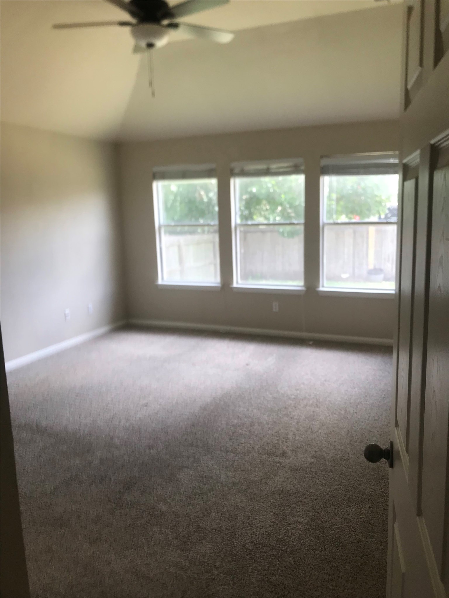 913 Rochester Castle Way Pflugerville, TX 78660 - Photo 15 of 25 A spacious bedroom features multiple windows for natural illumination and comfortable carpeting.