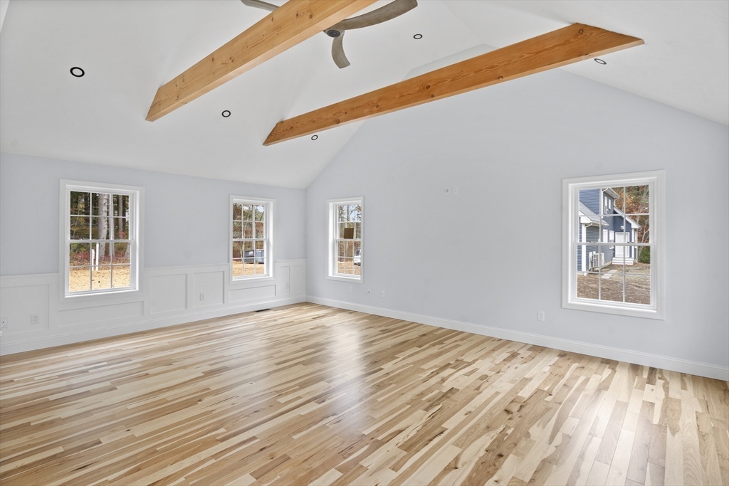 37 Tarkiln Road Kingston, MA 02364 - Photo 12 of 42 a view of an empty room with wooden floor and a window