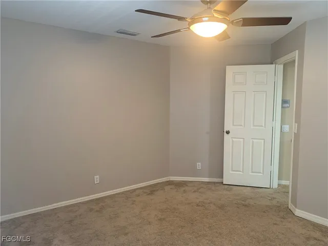 a view of an empty room