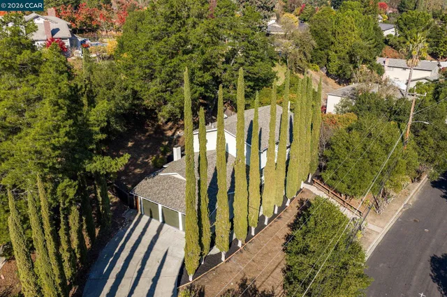 a view of a building with brick wall and plants