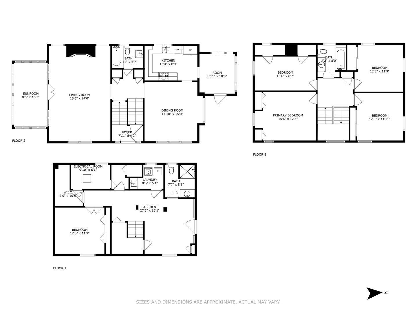 504 Maple Avenue Wilmette, IL 60091 - Photo 17 of 20 a black and white photo of a refrigerator